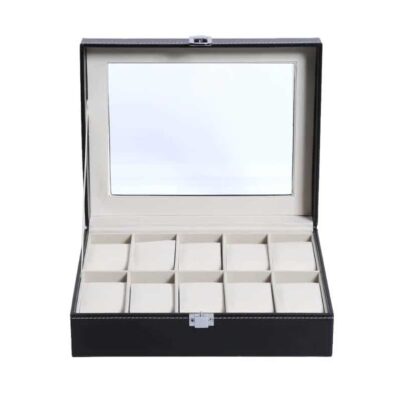 horlogedoos met doorkijk scherm